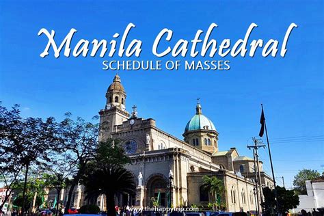 mass schedule manila cathedral